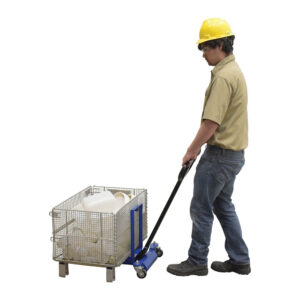 Vestil PMSF-M-400 Steel Single Yellow Fork Pallet Master