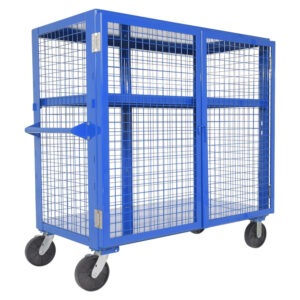 Vestil Welded Steel Expanded Metal Security Cart