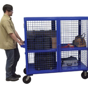 Vestil Welded Steel Expanded Metal Security Cart