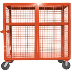 Vestil Welded Steel Expanded Metal Security Cart