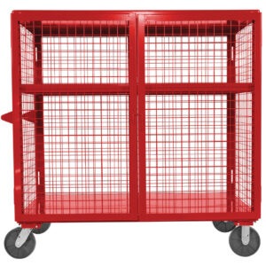 Vestil Welded Steel Expanded Metal Security Cart