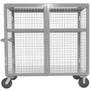Vestil Welded Steel Expanded Metal Security Cart