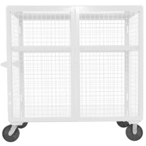 Vestil Welded Steel Expanded Metal Security Cart