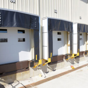 Vestil Steel Dock Shelter Yellow Guard Post