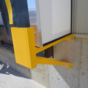 Vestil Steel Dock Shelter Yellow Guard Post