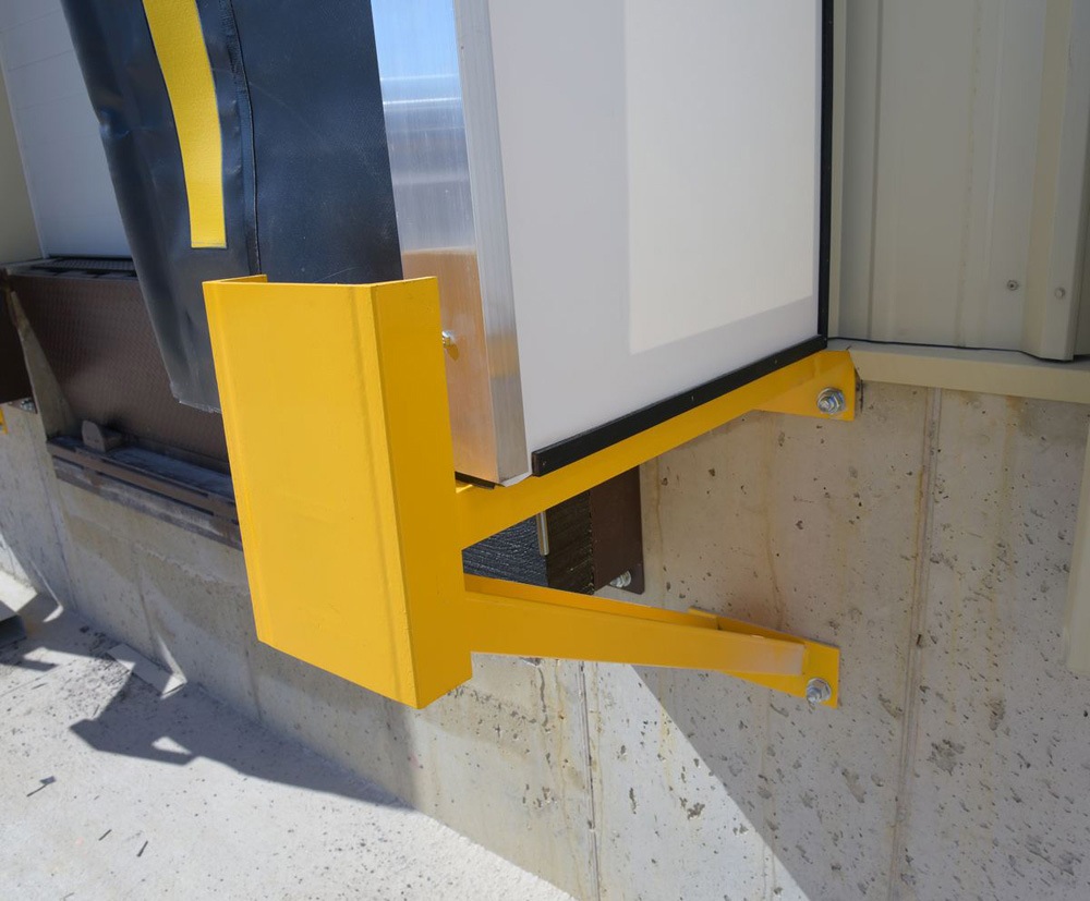 Vestil Steel Dock Shelter Yellow Guard Post