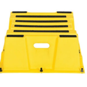 Vestil SPN-1-YL Polyethylene Nestable 1 Step 500 Lb. Capacity - Yellow