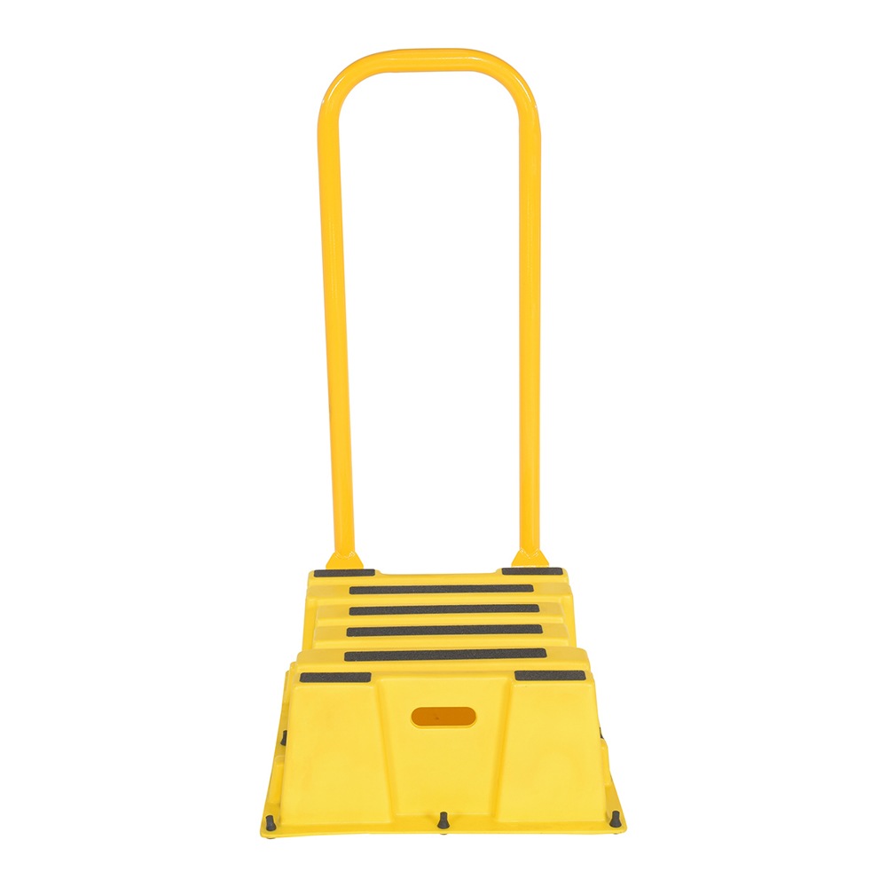 Vestil SPN-1-YL-HR Polyethylene Nestable with Handrails 1 Step