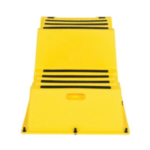 Vestil SPN-2-YL Polyethylene Nestable 2 Step 500 Lb. Capacity - Yellow