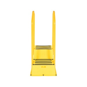 Vestil SPN-2-YL-HR Polyethylene Nestable with Handrails 2 Step