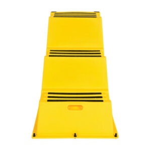 Vestil SPN-3-YL Polyethylene Nestable 3 Step 500 Lb. Capacity - Yellow