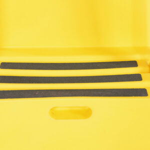 Vestil SPN-3-YL-HR Polyethylene Nestable with Handrails 3 Step