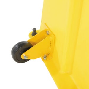 Vestil SPN-3-YL-HR-PO Polyethylene Nestable with Handrails Port 3 Step