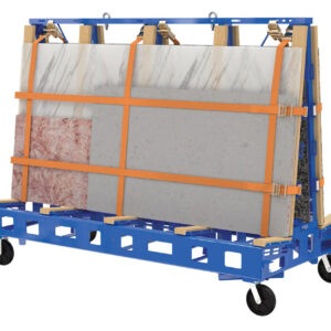 Vestil STR-M-9764-4-CK1 Steel/Wood Slab Transport Rack w/Casters