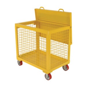 Vestil TBS-2436-XM-13 Steel Tool Box Expanded Metal 13 Cubic Feet