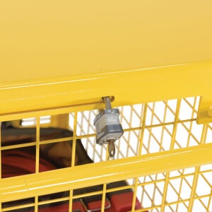 Vestil TBS-2436-XM-13 Steel Tool Box Expanded Metal 13 Cubic Feet