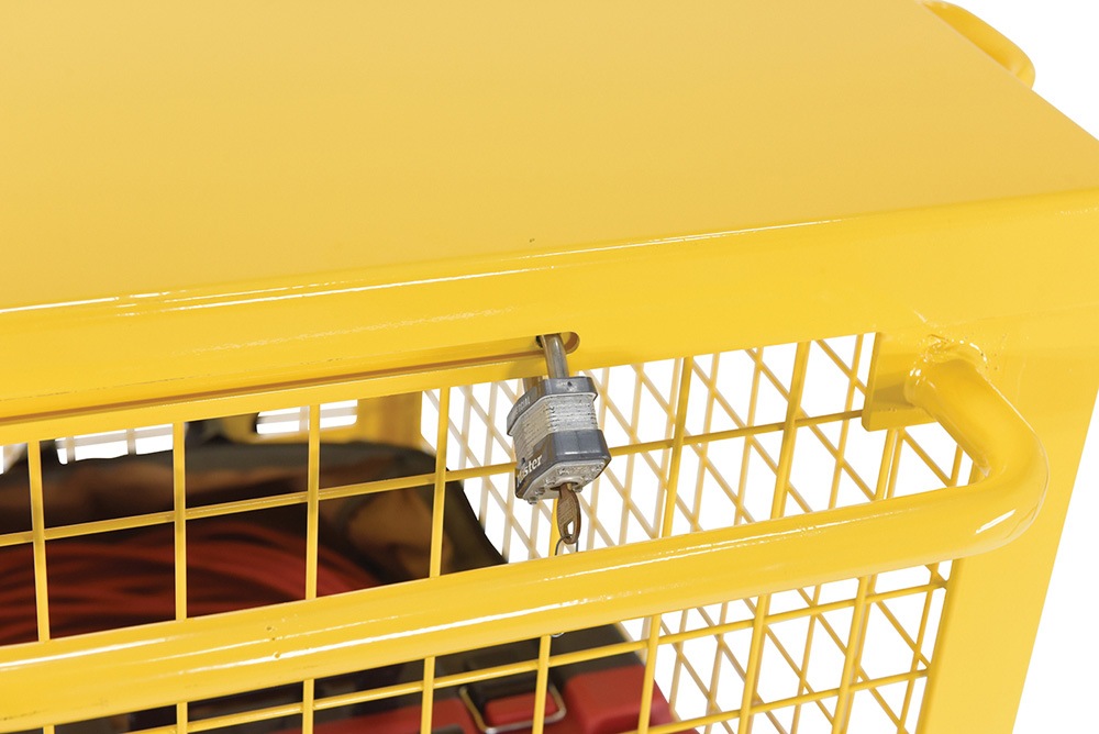 Vestil TBS-2436-XM-13 Steel Tool Box Expanded Metal 13 Cubic Feet