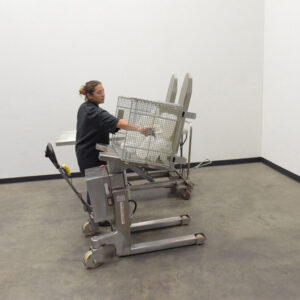 Vestil TM-22-DC-SS Stainless Steel Tilt Master DC Powered 12 Volt