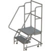 Tri-Arc 16" Width Deep Top Steel Rolling Ladder